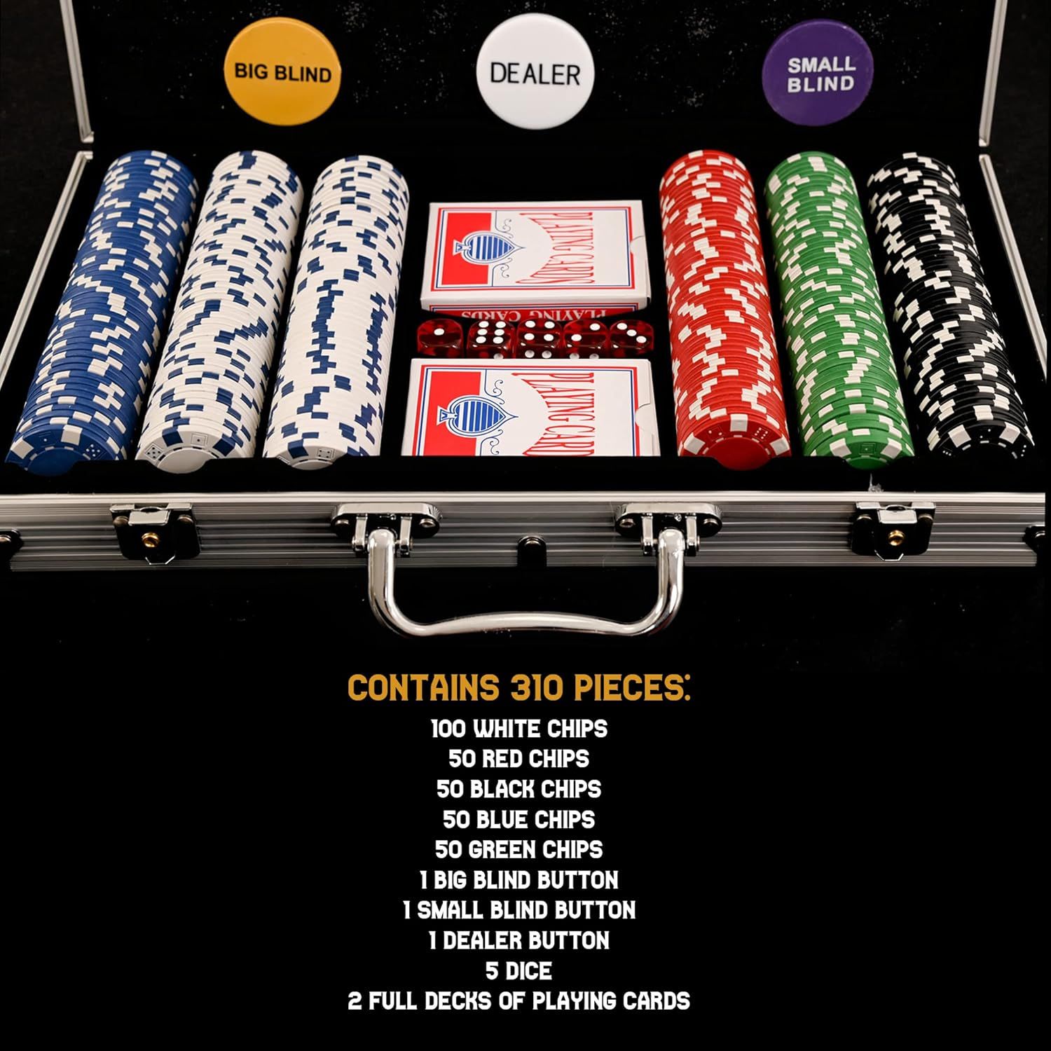 Poker Set 300 High Gloss Chips