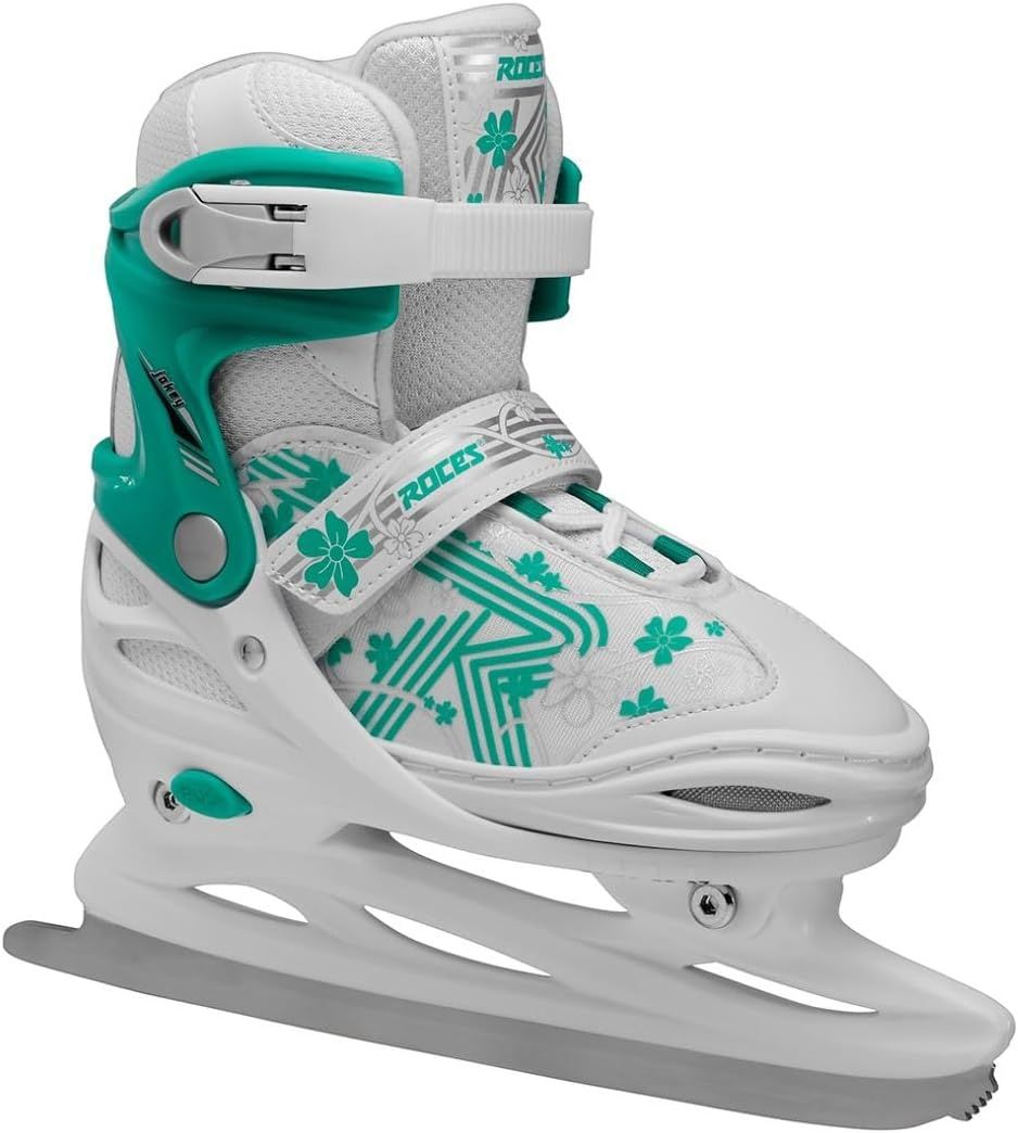 Roces Kinder Jokey Ice 2.0 Girl Nastavitelné brusle, bílá-fuchsiová, 30-33 EU