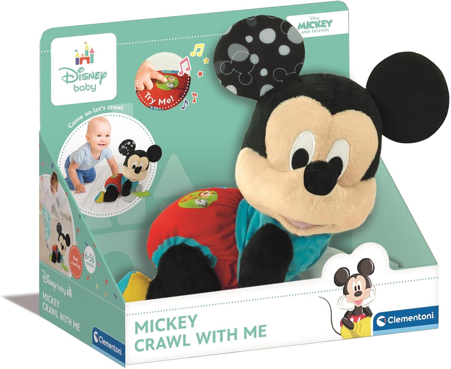 Clementoni Baby Mickey Lezoucí Nový