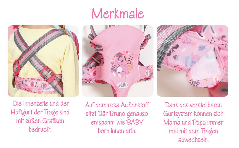 Dětské nosítko na panenky BABY born
