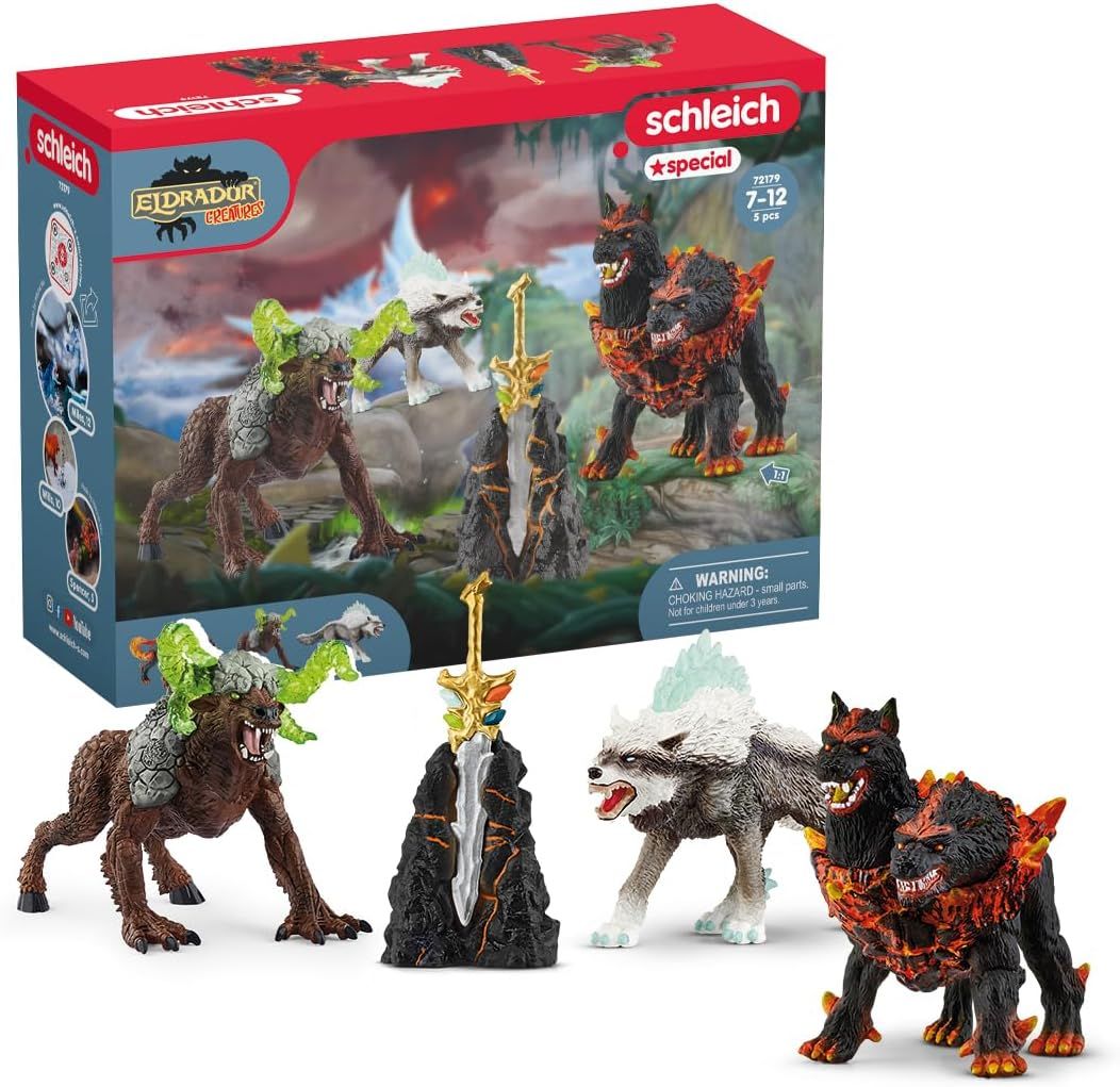 SCHLEICH ELDRADOR Creatures | Ohnivý drak 70138 | Figurka ELDRADOR Monster s pohyblivou spodní čelis