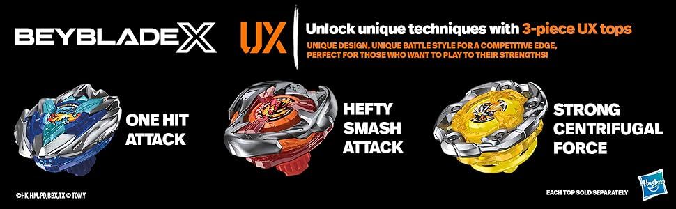 Hasbro Beyblade X Shadow Shinobi 1-80MN UX Startovní balení Kreisel a Starter