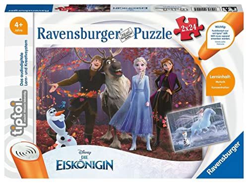 Ravensburger tiptoi Puzzle 00229-3 první puzzle: Zvířata na statku, roztomilé rámečkové puzzle pro d
