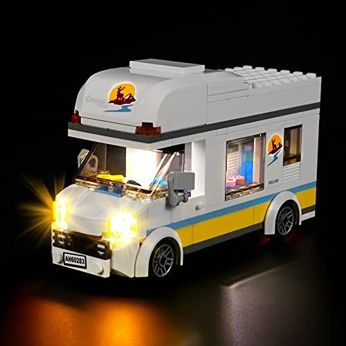 Souprava LED světel LocoLee kompatibilní s LEGO 60283 Prázdninový karavan