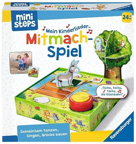 Ravensburger ministeps 4586 1,2,3 Pizzerie - Hravé učení počítání s medvídkem Butzem, hračka od 2 le