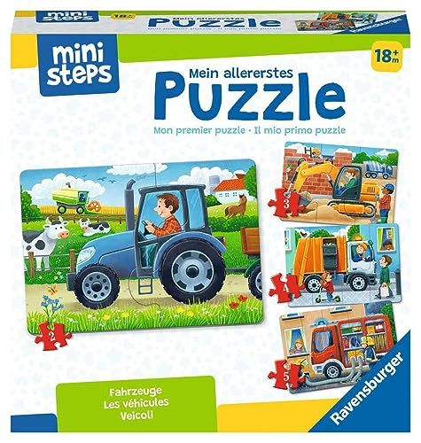 Ravensburger ministeps 4586 1,2,3 Pizzerie - Hravé učení počítání s medvídkem Butzem, hračka od 2 le