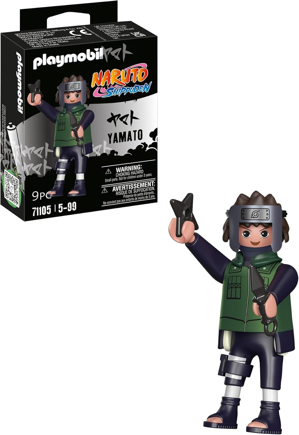 Playmobil 71105 Yamato - Naruto - Hrdina z anime série - na sestavování legendárních scén nebo vymýš